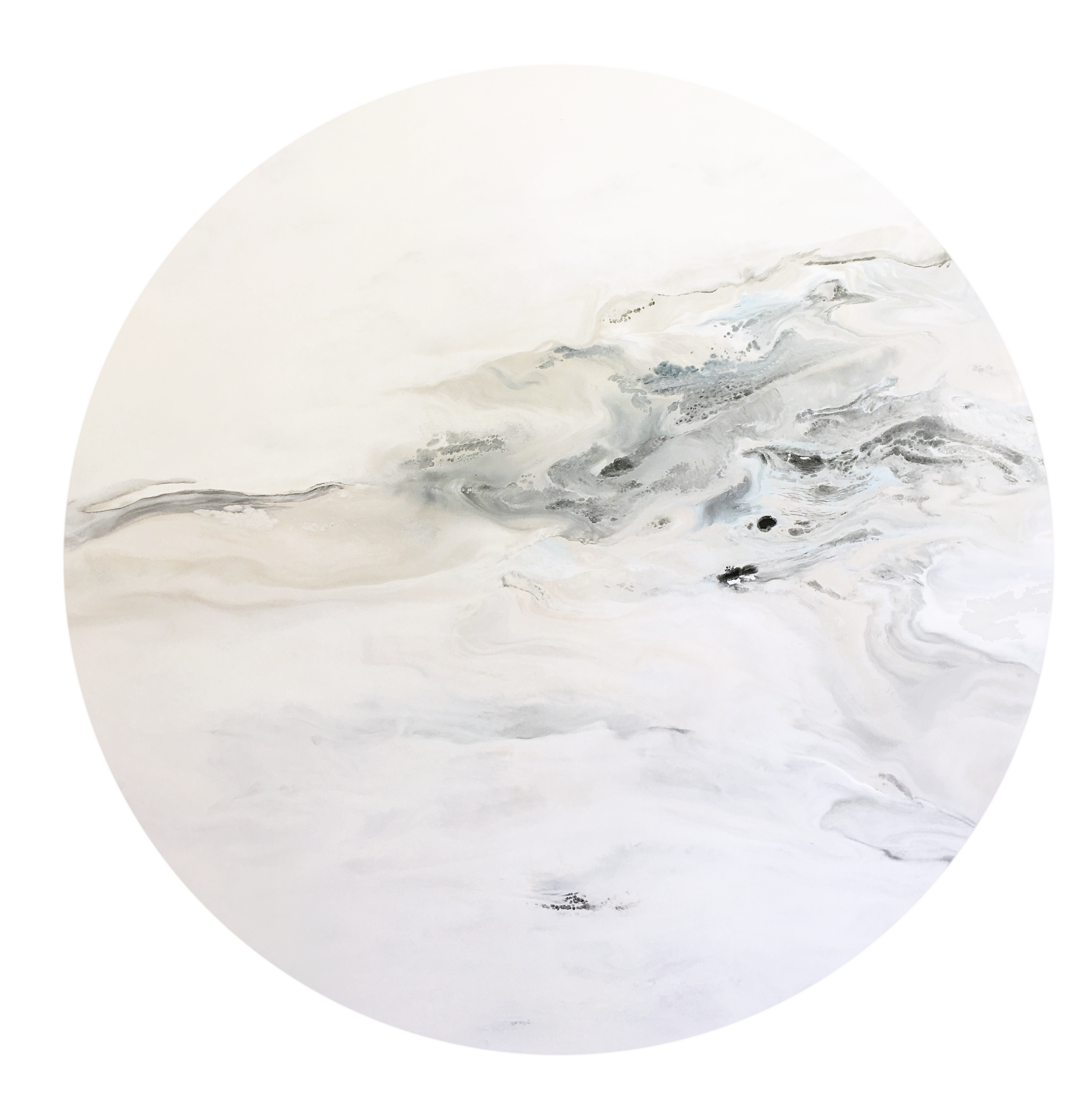 Cosmic Denial Encaustic 42"x42" SOLD