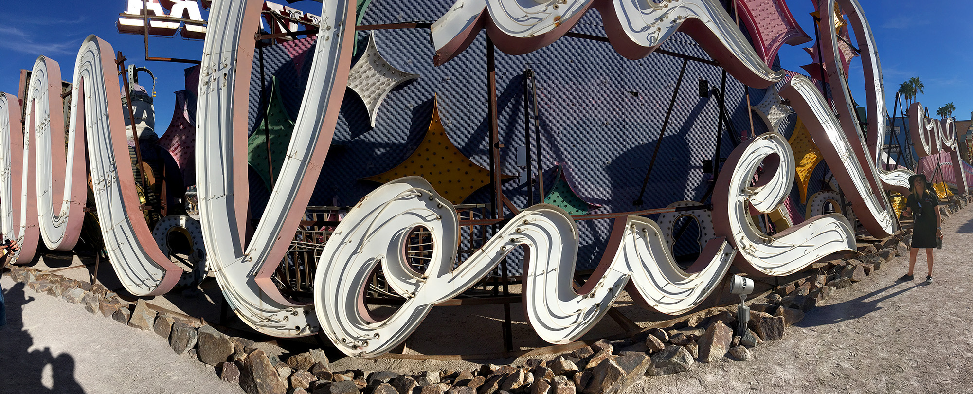 The Moulin Rouge sign was designed by the only woman sign designer at the time - Betty Willis. She is also known for her famous "Welcome to Las Vegas Sign" on the South end of the strip. 