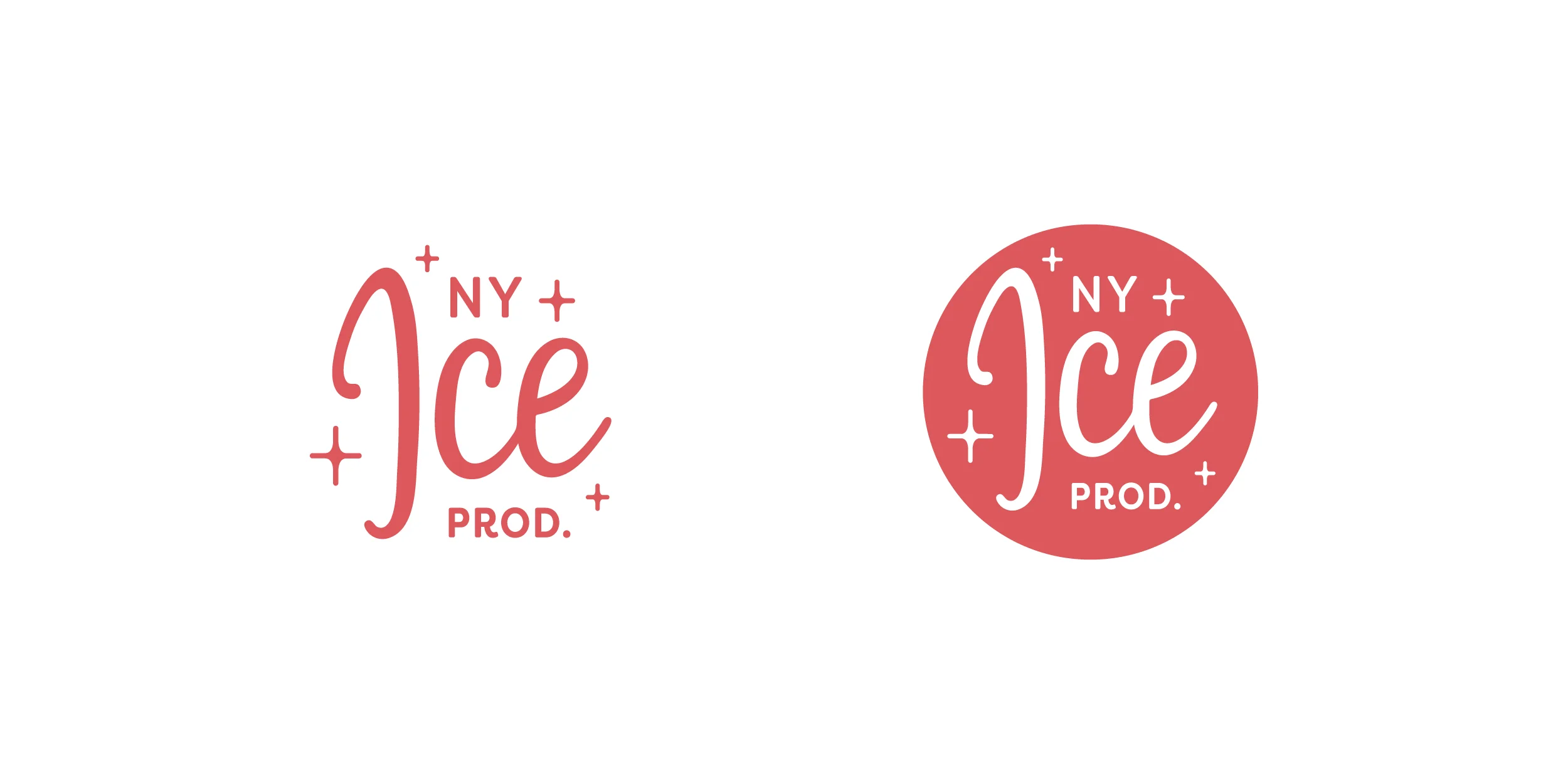 We created several versions of the logo to ensure the client is prepared for any type of application, large or small. The custom hand lettered "Ice" is sophisticated and friendly. As a compliment, we paired it with a versatile rounded typeface called Filson Soft. The combination is friendly, charming and unique. Lastly, the stars add flash, glamor, and excitement. They are carried through all assets in the identity.
