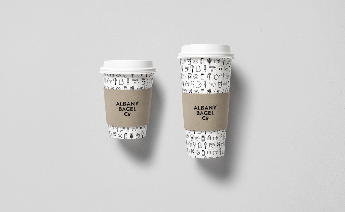 We&rsquo;ve been prepping more recent work for our website and will be switching out older projects like this brand identity concept for Albany Bagel Company. We love when brands incorporate custom patterns into their identity!

Know of any cafes or 