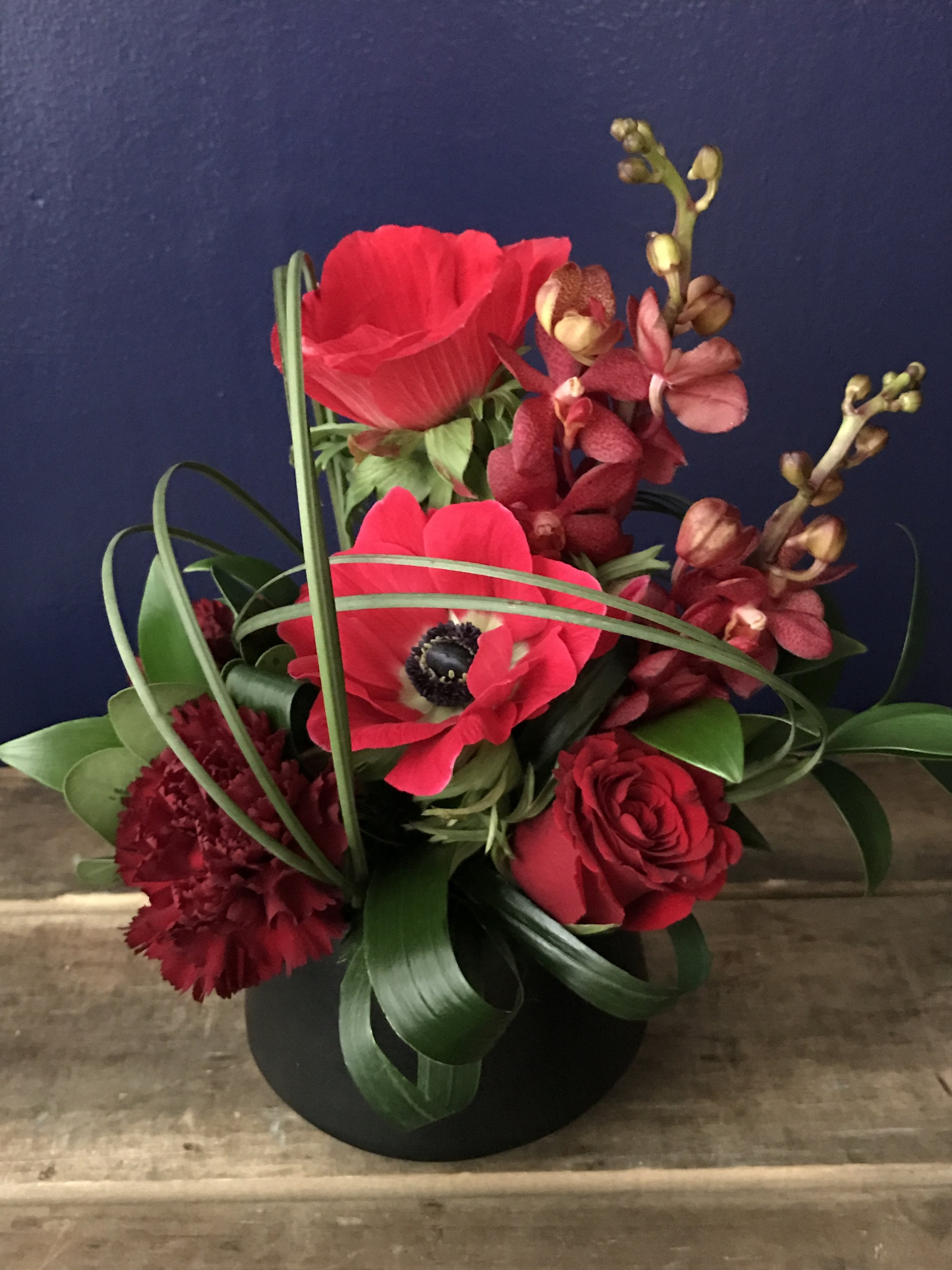 Ikebana in Red