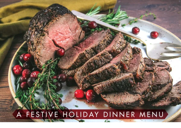 A Festive Holiday Dinner Menu!