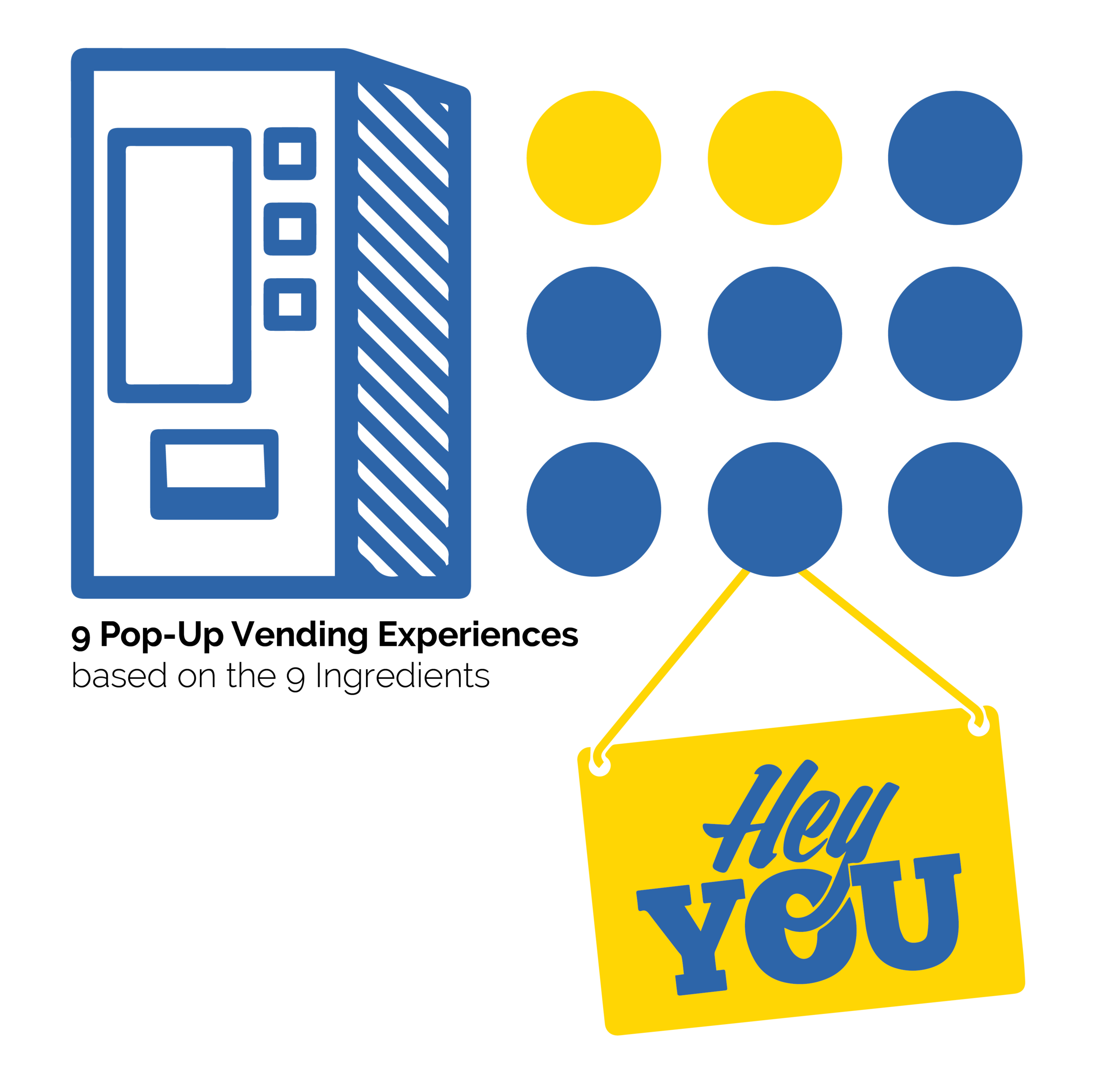 These pop-up experiences are placed around the city. The goal is to create brand awareness and begin to disrupt the daily routines of potential new clients.