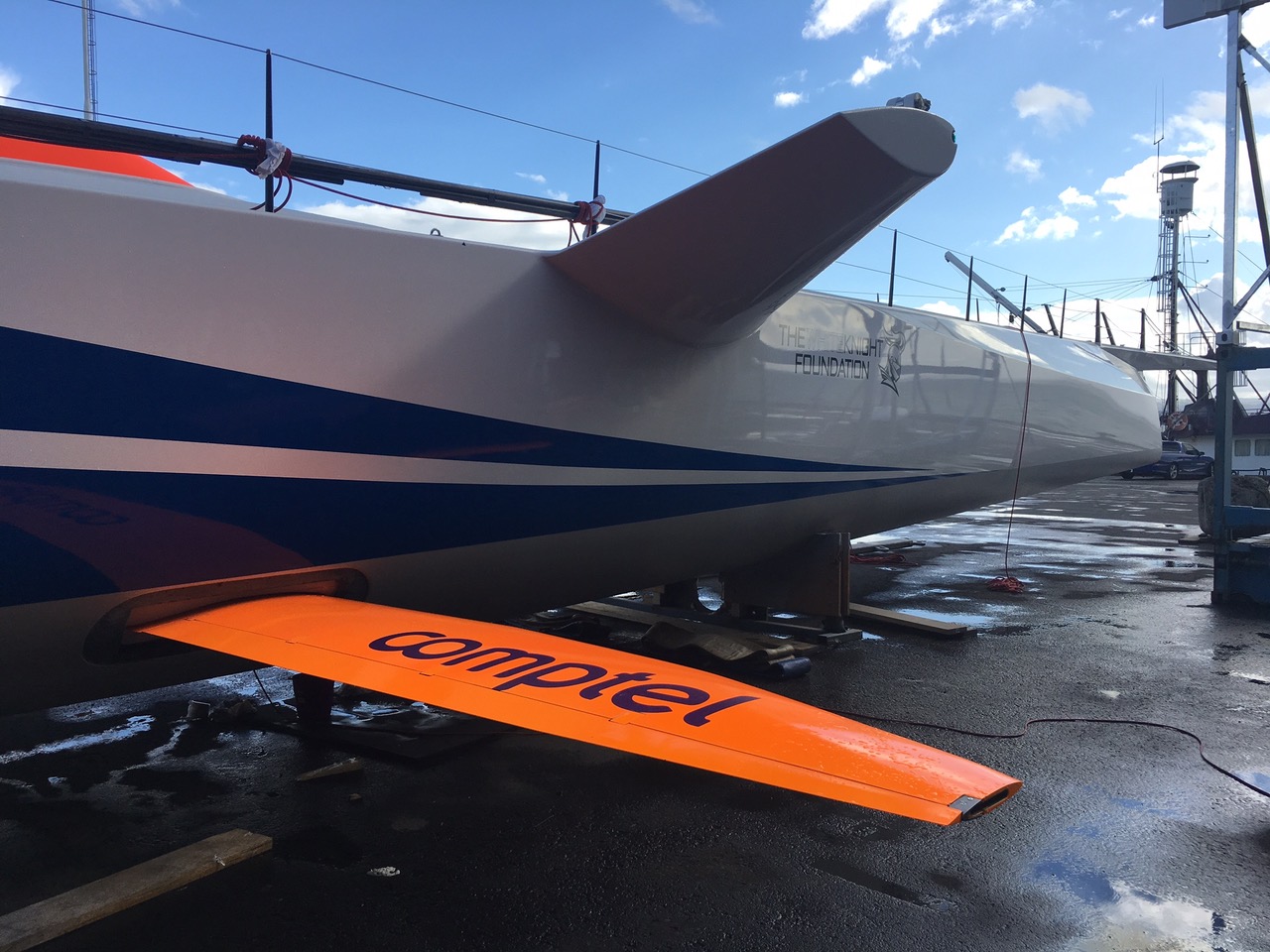 CQS in situ at Tauranga. DSS foil in place.