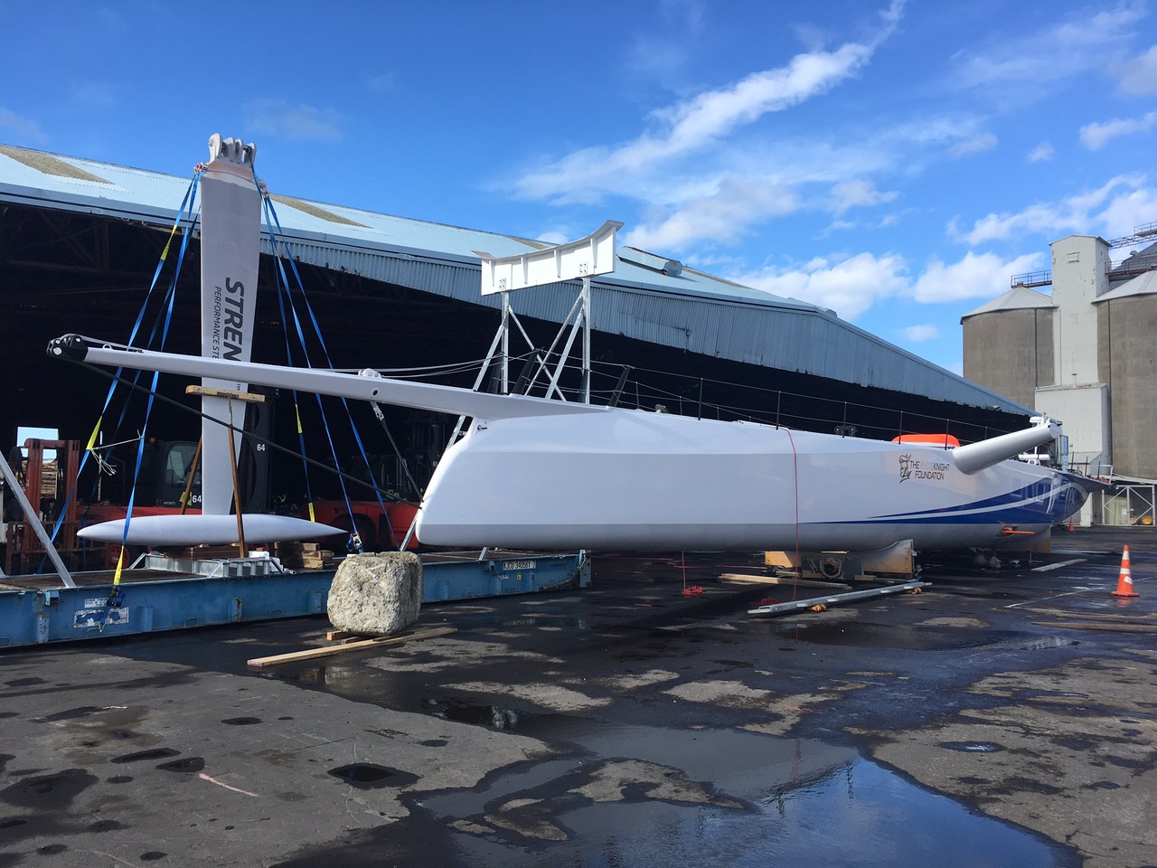   CQS in situ at Tauranga. Keel clearly visible.&nbsp;  