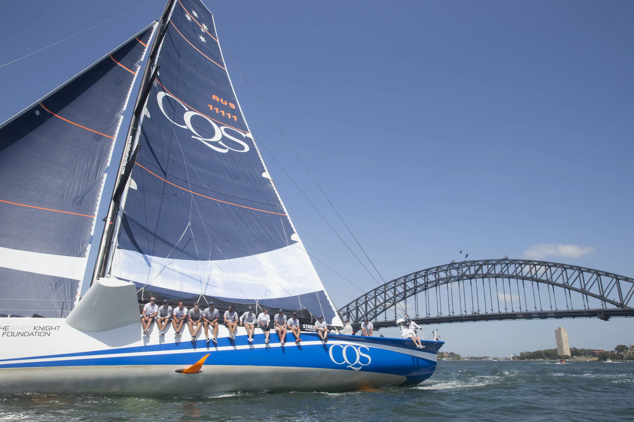 CQS training on Sydney Harbour