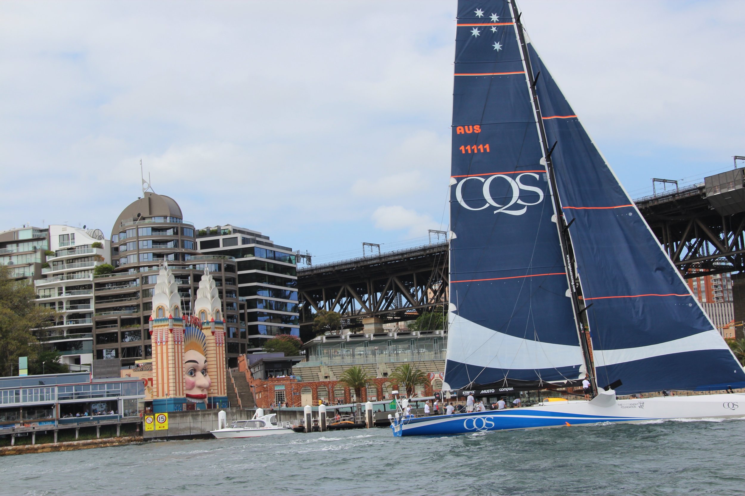 CQS training on Sydney Harbour