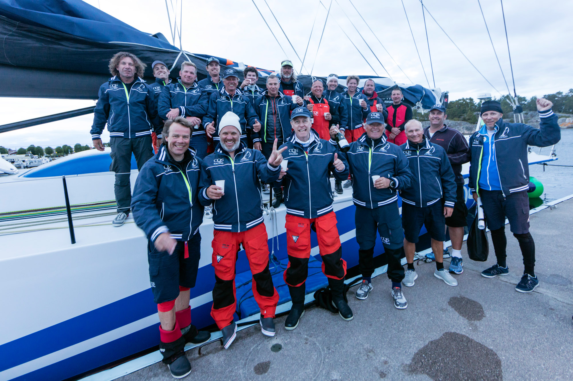 The CQS crew at the ÅF Offshore Race: Stockholm, Sweden
