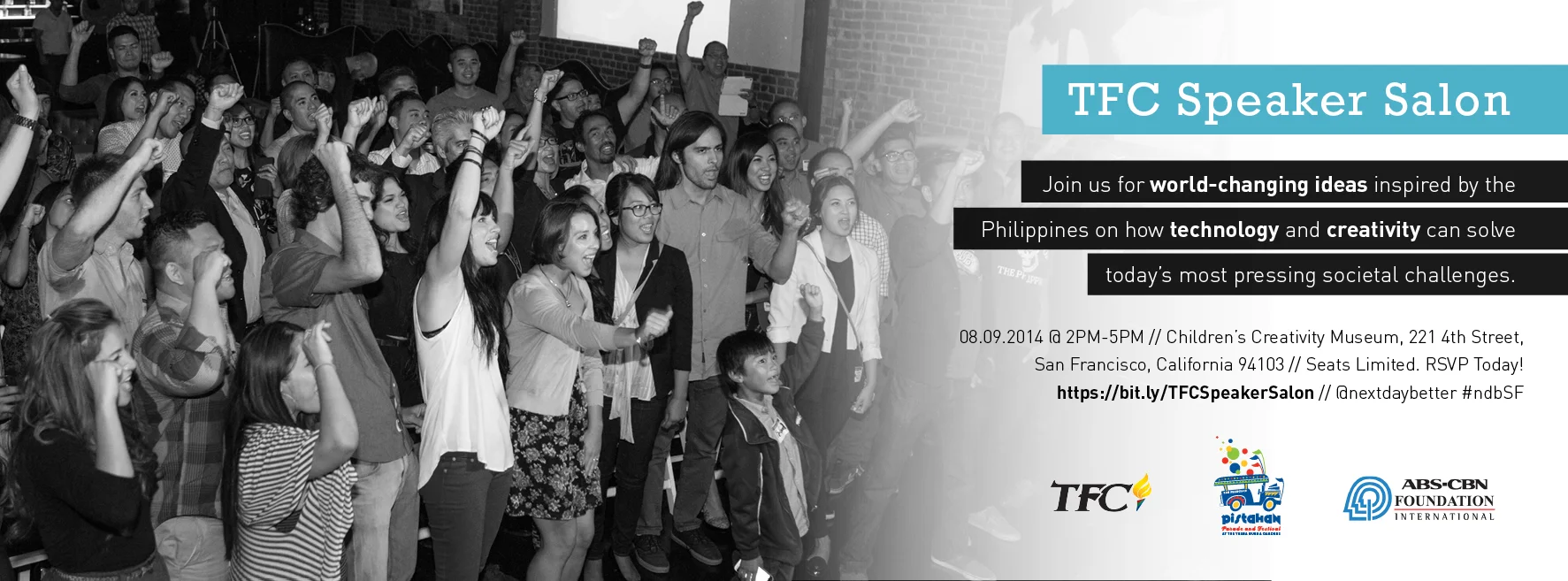 NextDayBetter Presents TFC Speaker Salon in San Francisco - August 9