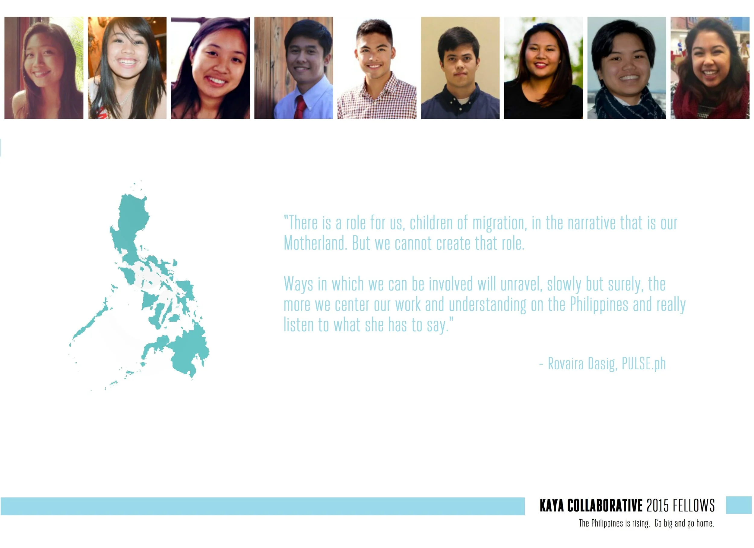 Redefining Balikbayan: Announcing the 2015 Kaya Collaborative Fellows