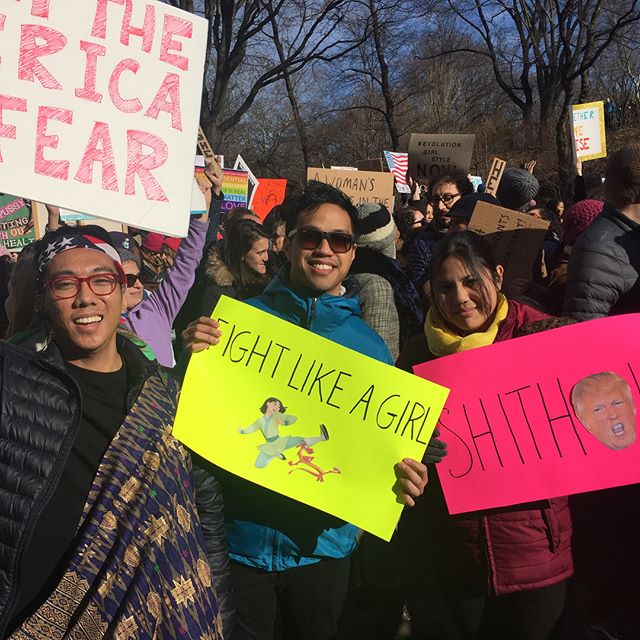 Our members repping at the Women’s Marches in NYC and Chicago (+ some scenes from the streets)! #womensmarch