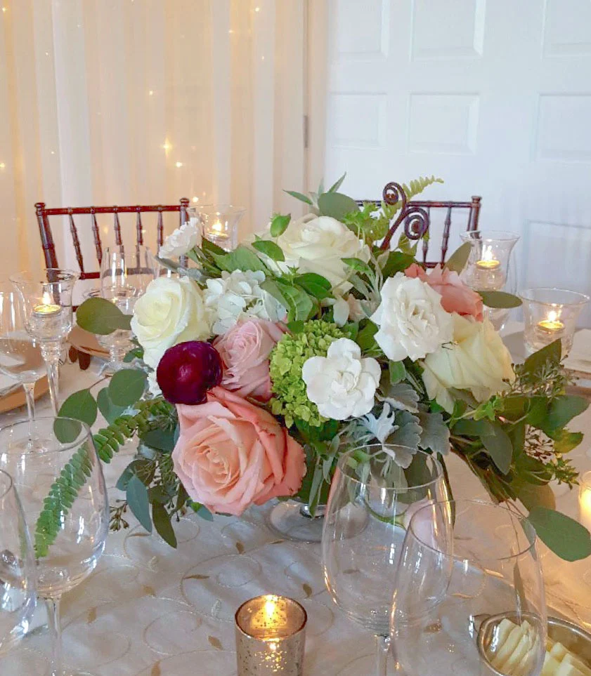 Elegant Creams with Fall Accents