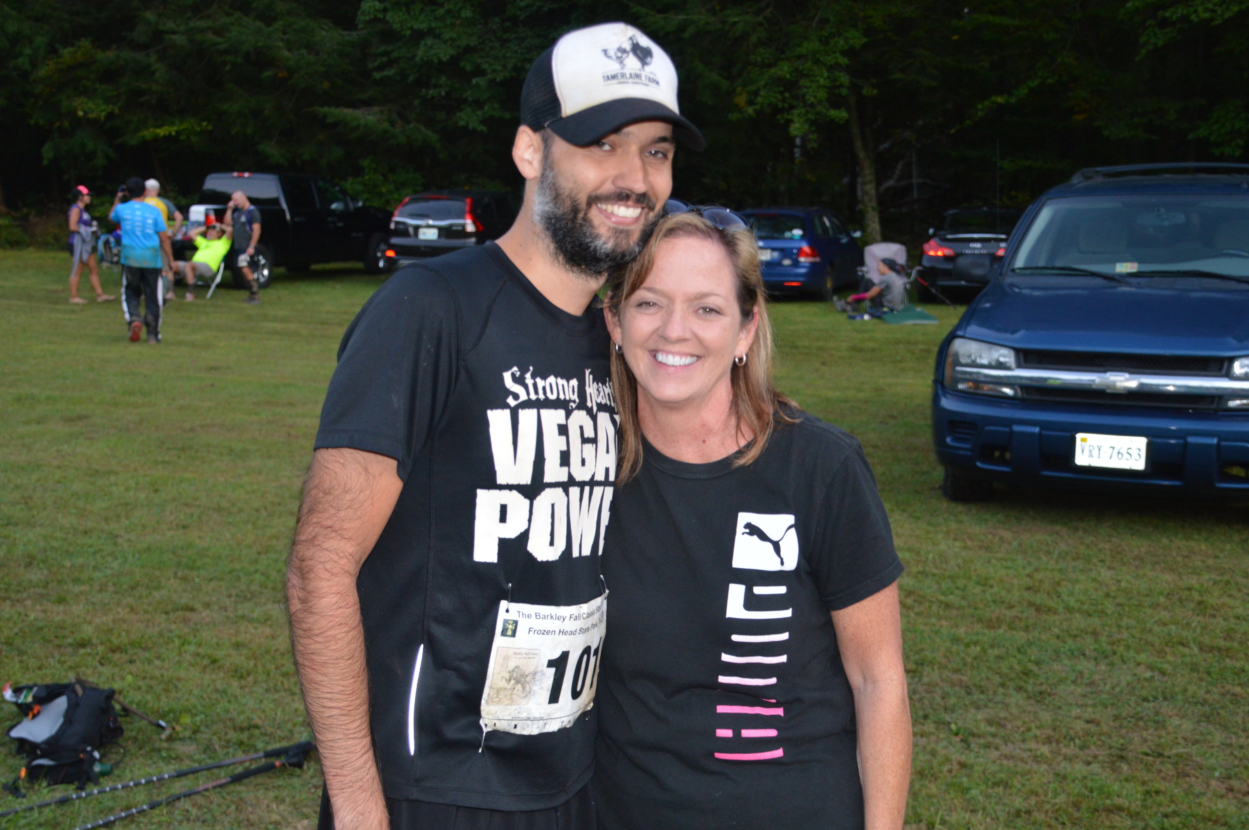 At the finish with my Momma - Photo by John Jeffries