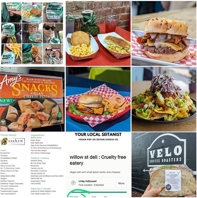 In our #TopNine Instagram posts of 2019, we've got: *@burgerking's @impossible_foods Whopper
*@yourlocalseitanist x 3
*@amyskitchen pizza rolls
*@fatboysroadside Impossible Burger
*@realroots_cafe Epic Nachos
*@breadandbutterbakers sandwiches at @vel