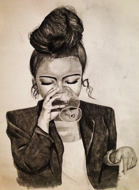 “Young East African Girl” Often times I use my sketchbook as a journal. This is a sketch of one of my closest friends who I’ve always admired for her beauty and animated personally. When I think back on this moment I remember the amazing times we had and the impact that those experiences have made on the person that I’ve become.