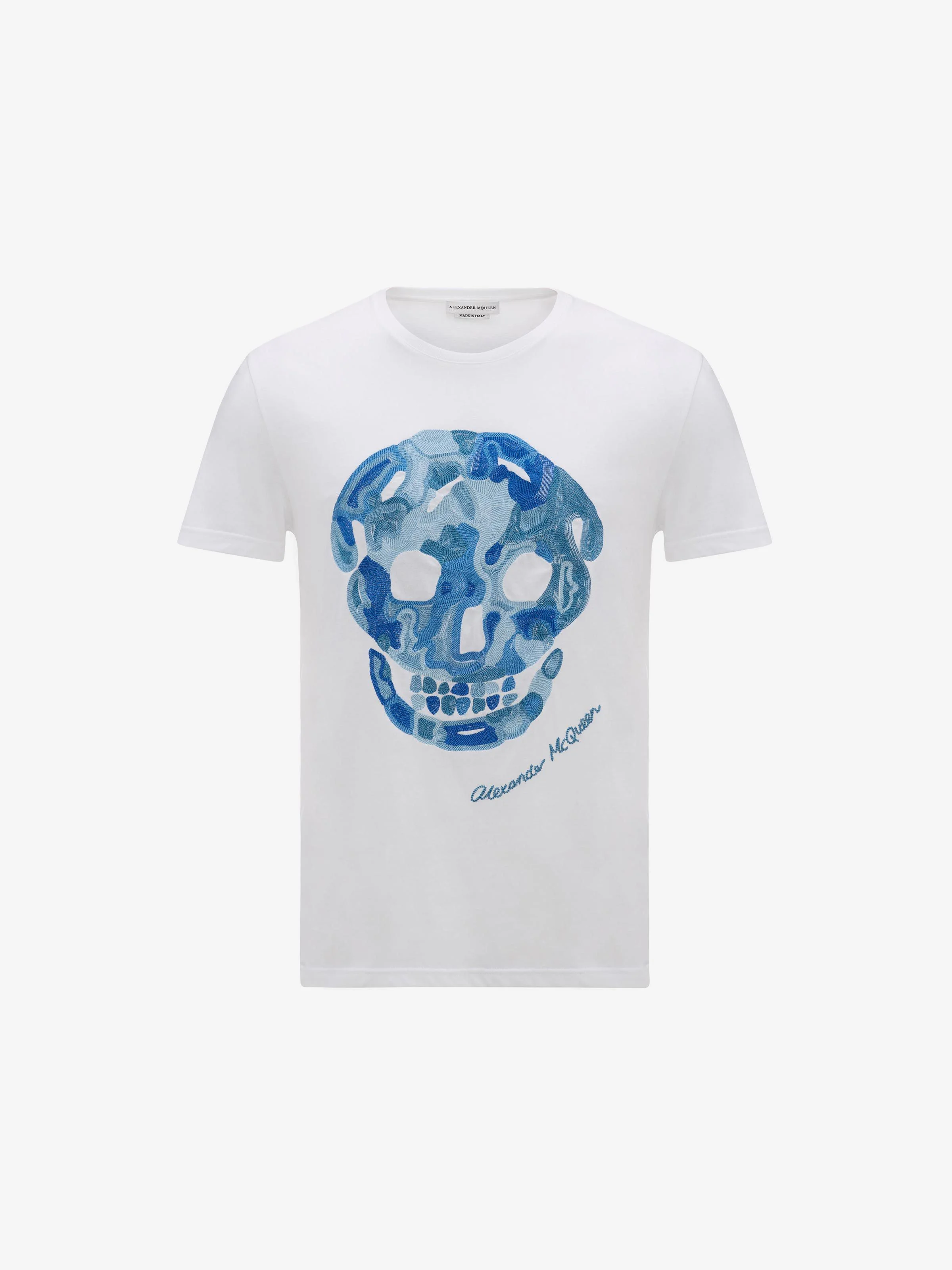 MCQUEEN ORGANIC JERSEY EMBROIDERED SKULL  $ 595.jpg