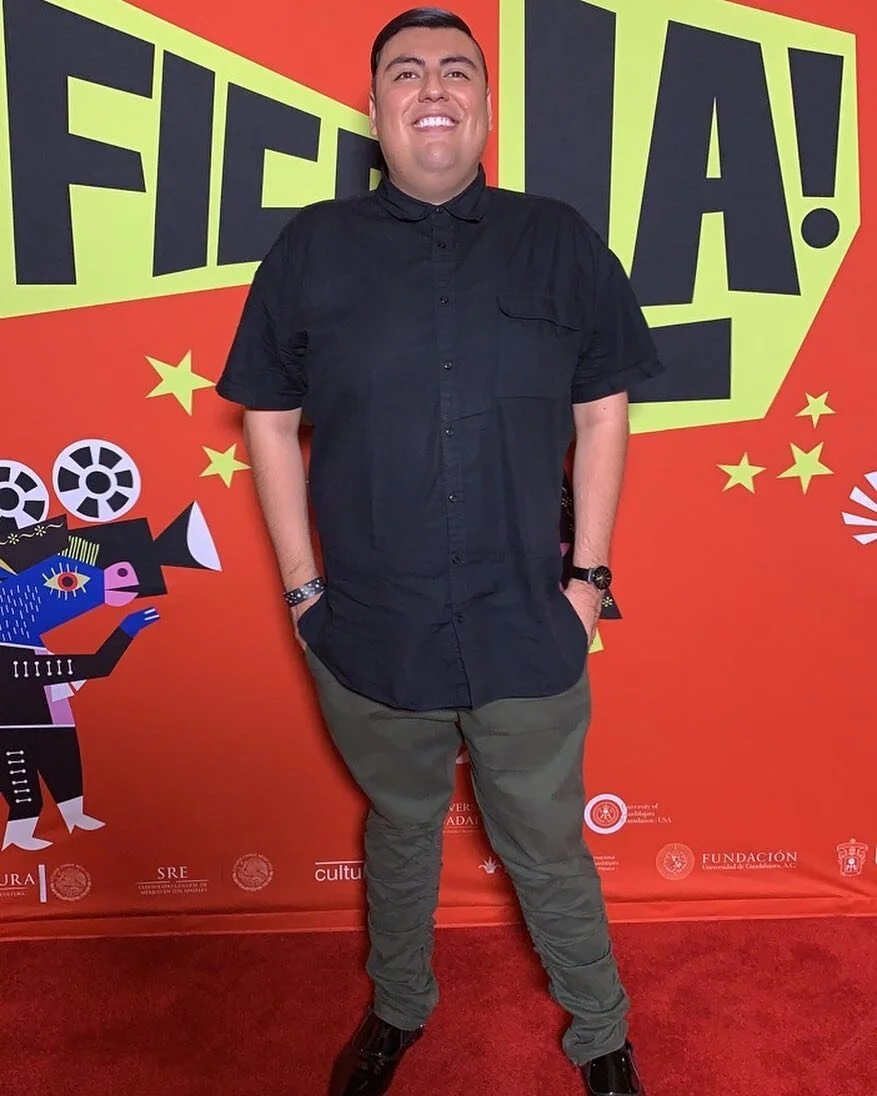 Director @jorgexolalpajr at last nights opening gala for @sweetcarolinemovie at @ficginla &mdash; #SweetCarolineMovie