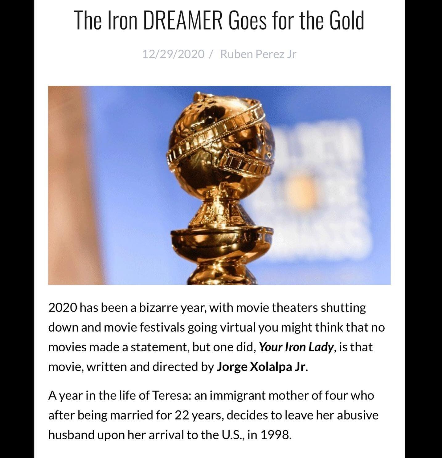 Your Iron Lady 🔥 🚀 ✨ #LatinosInHollywood