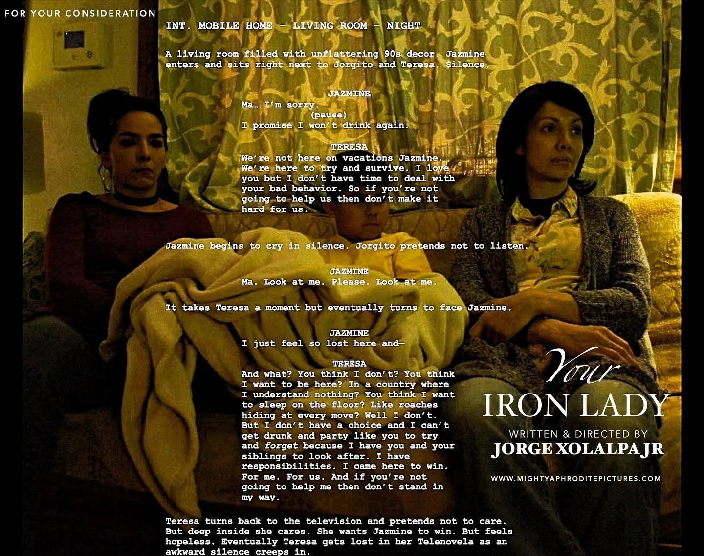 FOR YOUR CONSIDERATION &mdash; &ldquo;A story of resilience, strength and over coming obstacles&rdquo; - @erocksonline #fyc