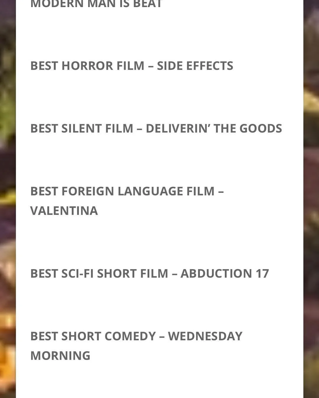 We are thrilled to announce that VALENTINA won Best Foreign Language Film at the Miami International Film Festival! Once again, congratulations to the entire cast and crew! #Filmmakers #WomenInFilm #LatinosInHollywood