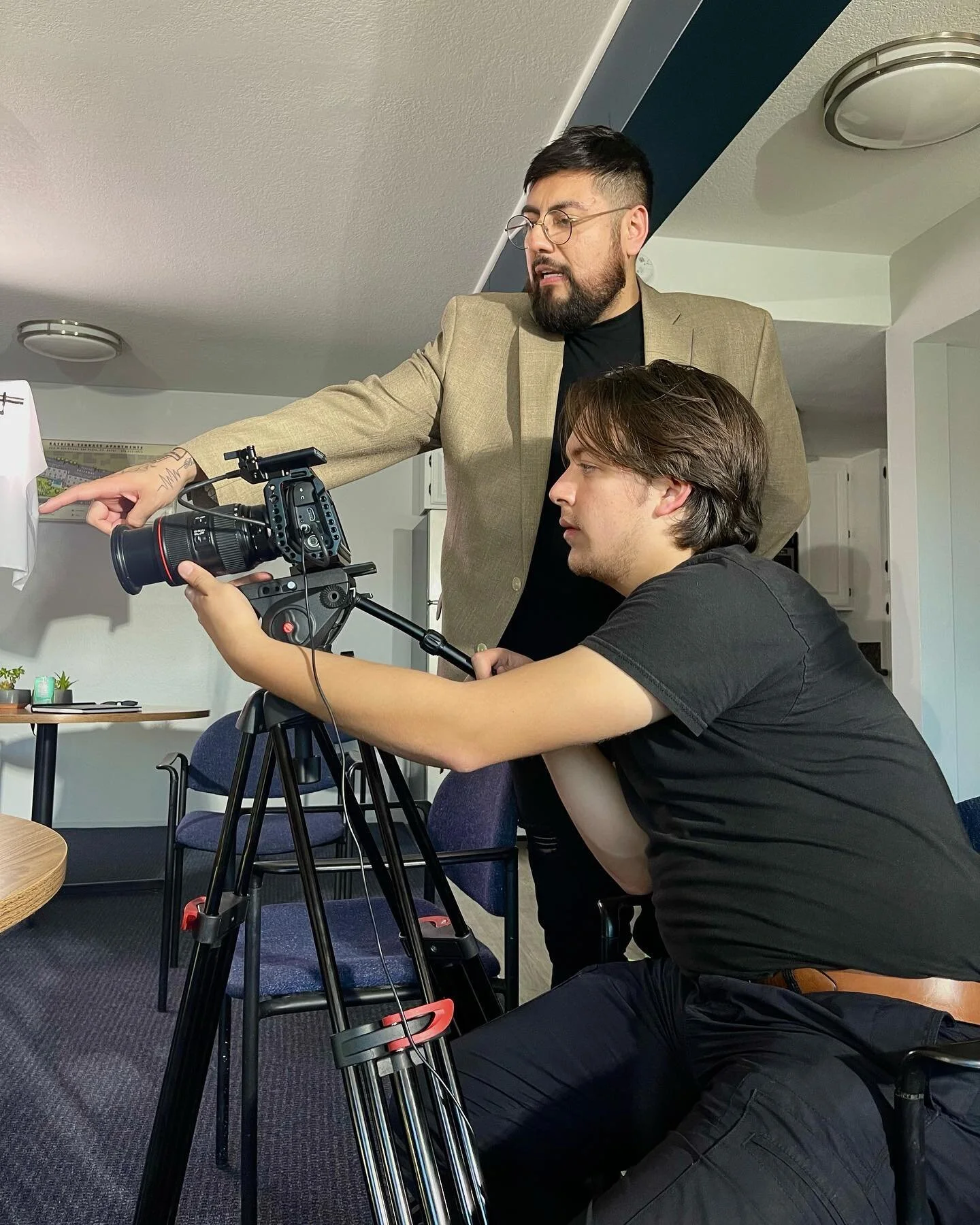 And that&rsquo;s a wrap on day 5, year 2 of @happygoluckyfilm ❤️🎥⚡️