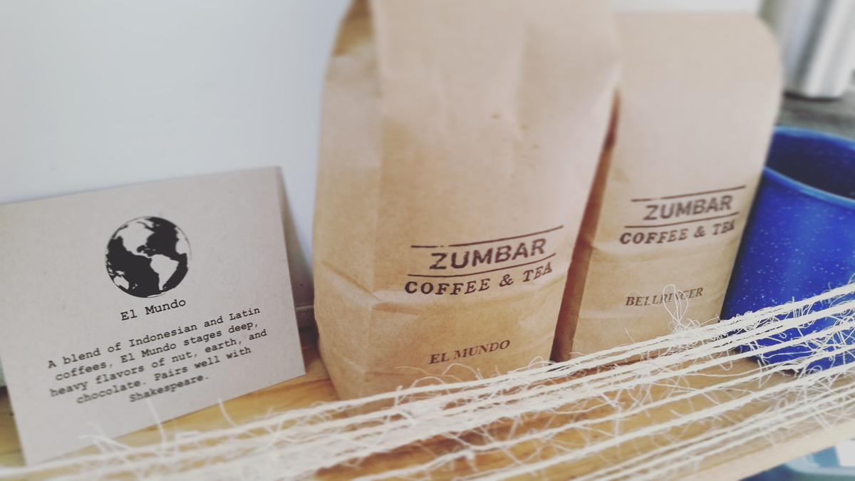 Locally Roasted Coffee.
