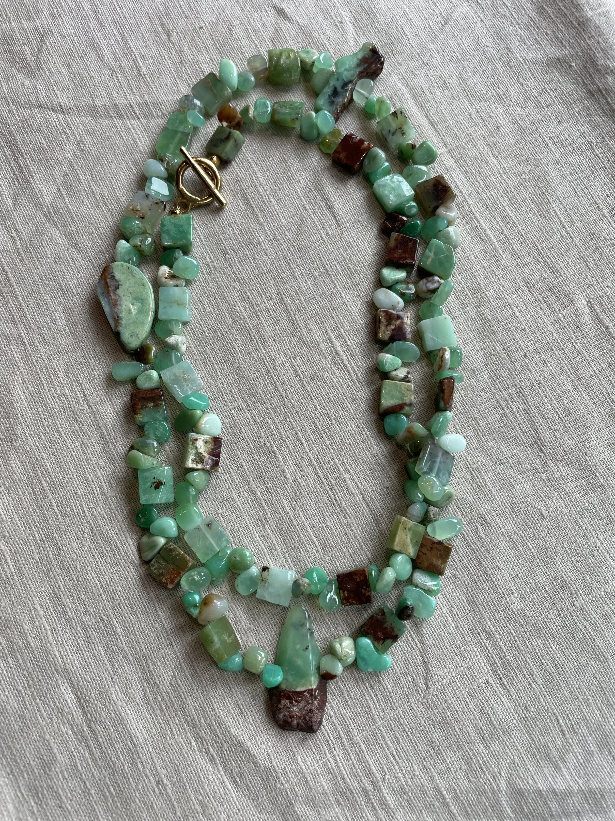 Chrysopraas ketting