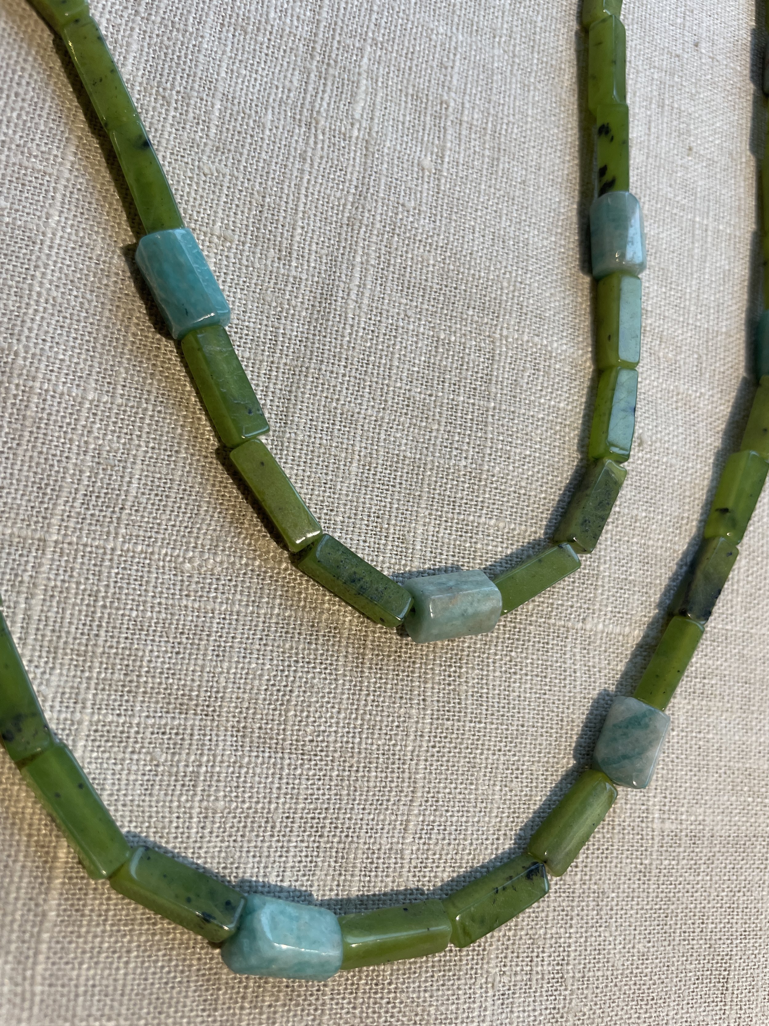 Jade met Amazoniet ketting