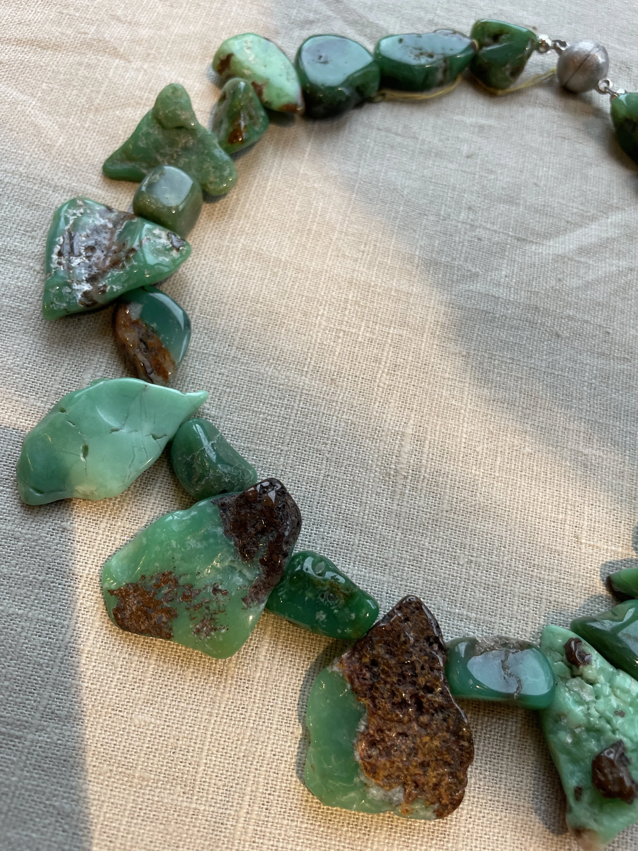 Chrysopraas ketting