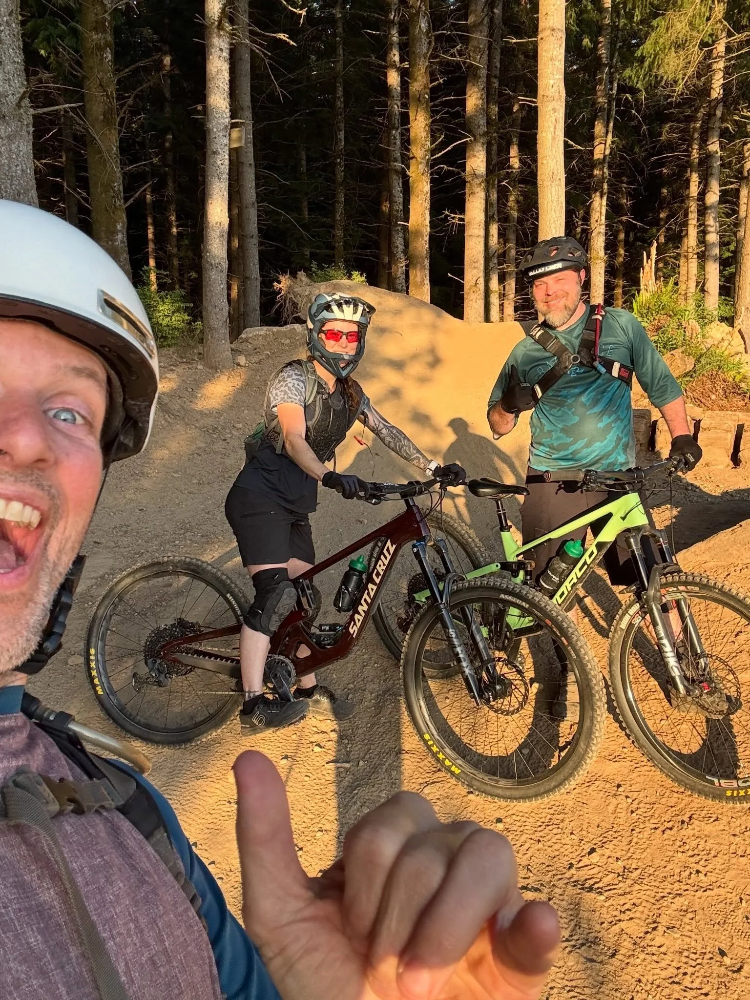 Great night for Group Ride hijinks with these two. Officially the smallest one of these yet due to differing skill levels and scheduling conflicts, but super fun due to the people involved. Thanks Carly and Chris. It was great getting to know you bot