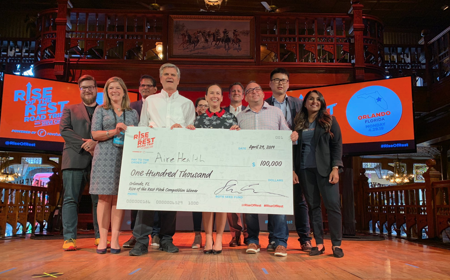 Rise of the Rest Orlando Pitch Competition Winner AireHealth