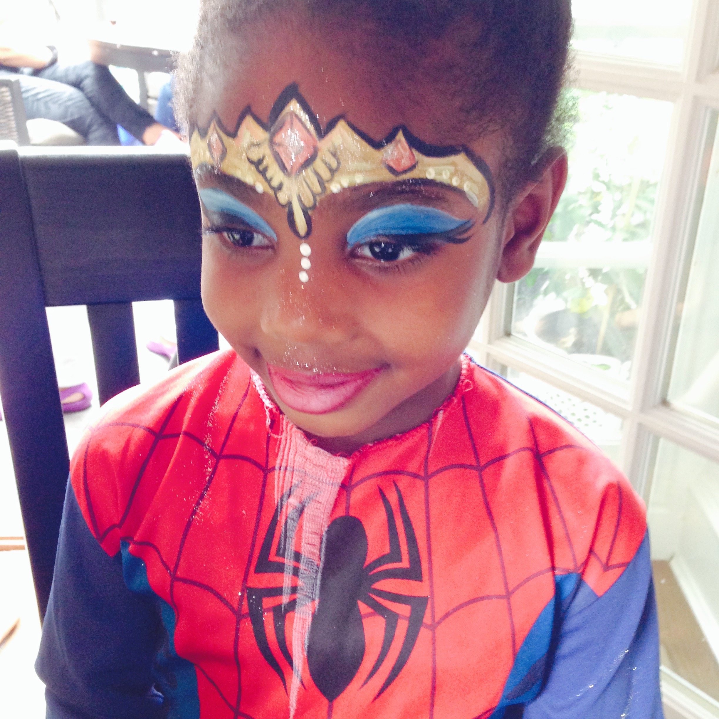 Face Paint - black girl spider man princess.jpg