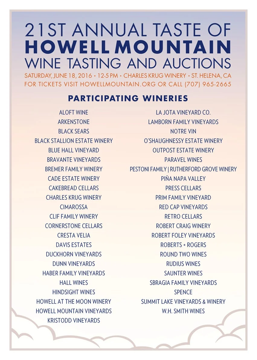 FULL STORY=> http://ift.tt/1sDHwbt Taste of Howell Mountain 2016 I unfortunately, can’t get away on June 18th but this is a really fun event up in Napa. Head up there if you can!