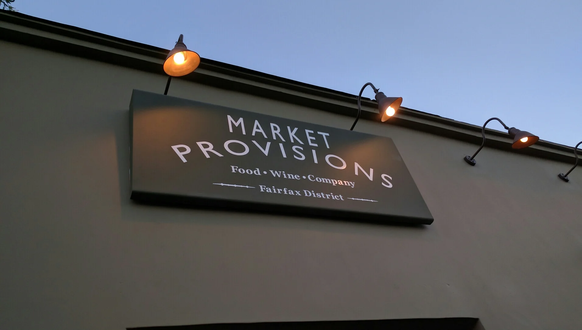 They provide the food and wine, you provide the company.