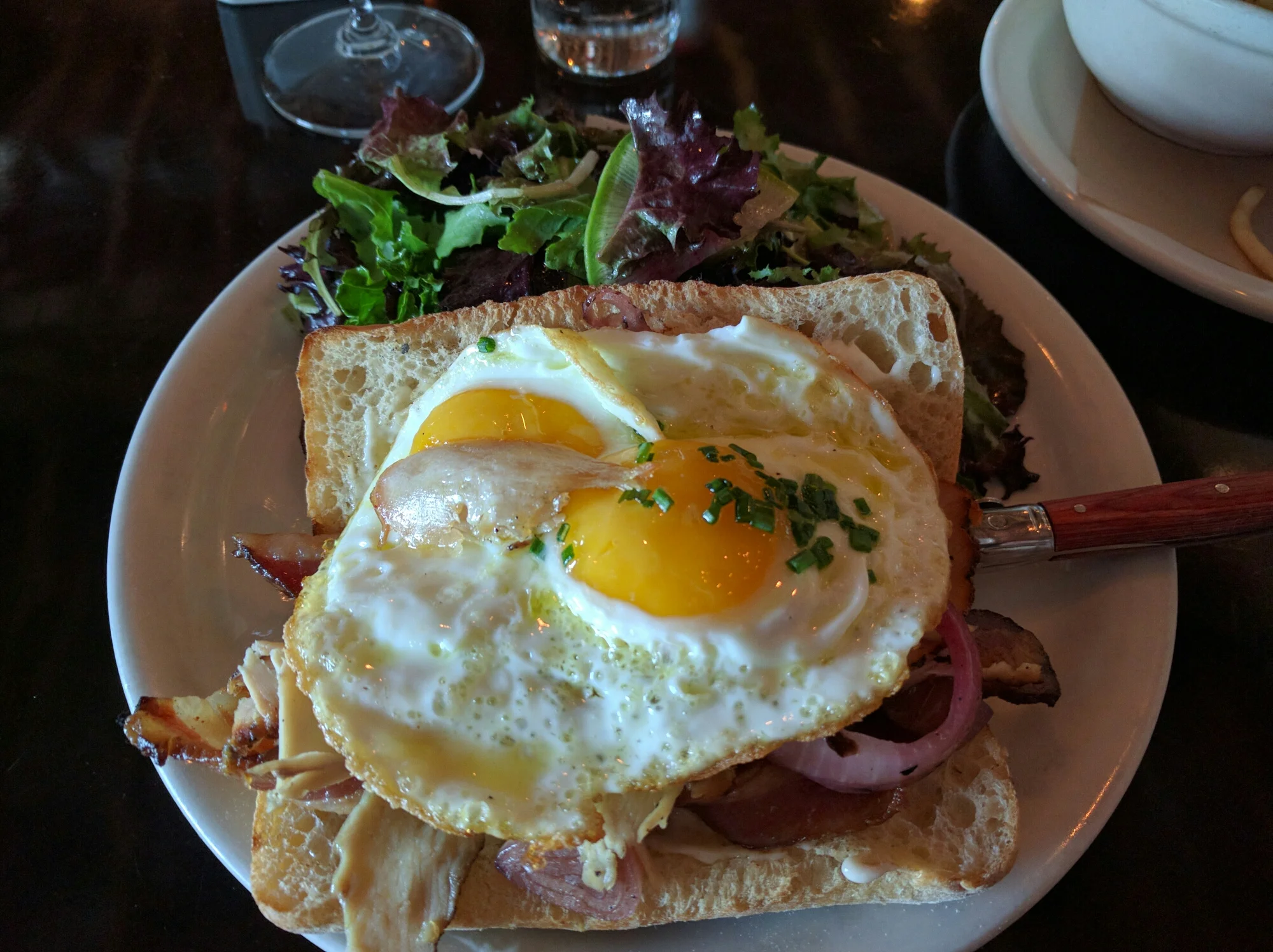 This LA take on a traditional Croque Madame is Sunday morning heaven.