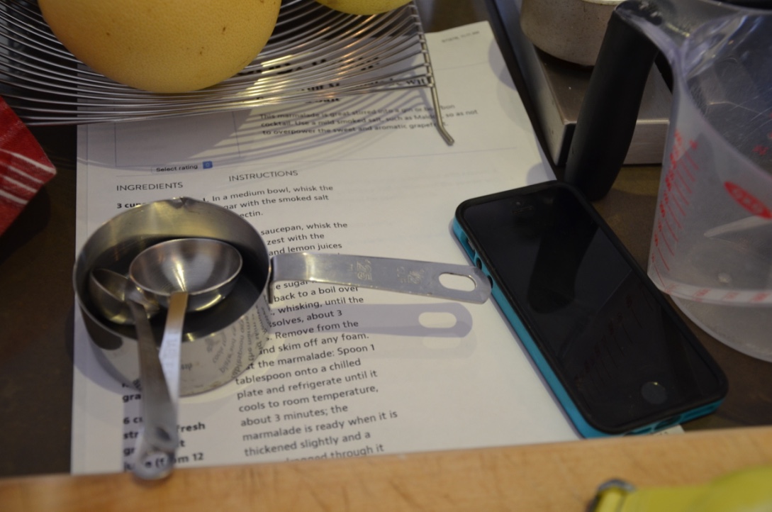 My mise en place