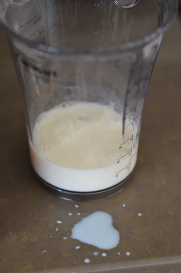 This was NOT staged! Even the milk wants to show how much they love biscuits
