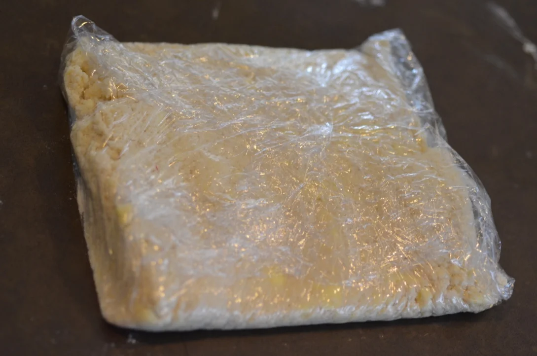 Packet after being flattened