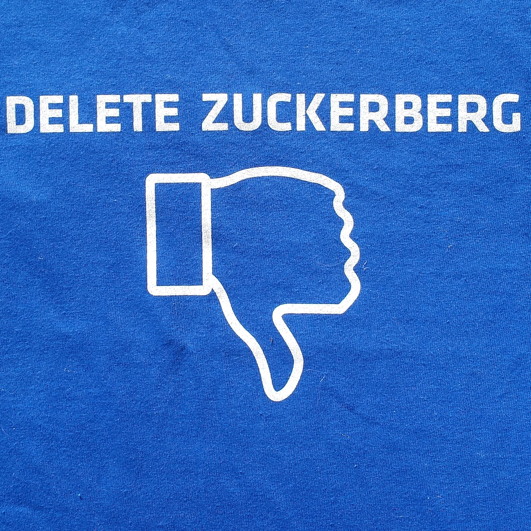 Delete Zuckerberg "DISLIKE" tee
