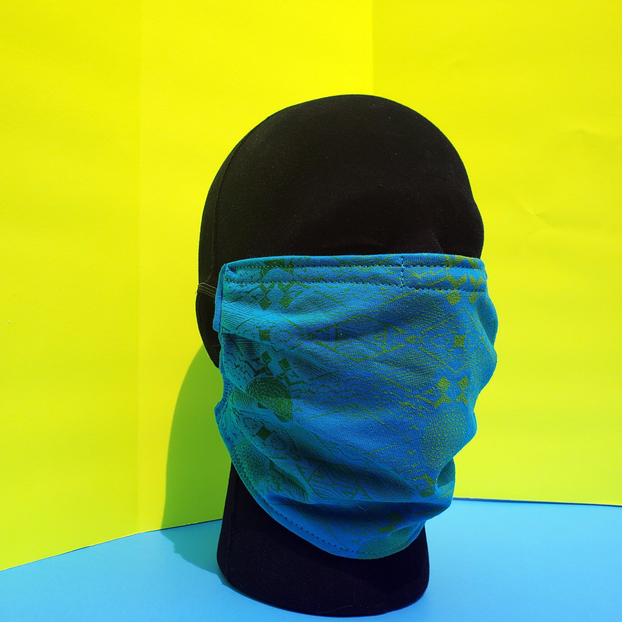 Perspective Mask - Blue/Yellow/Green