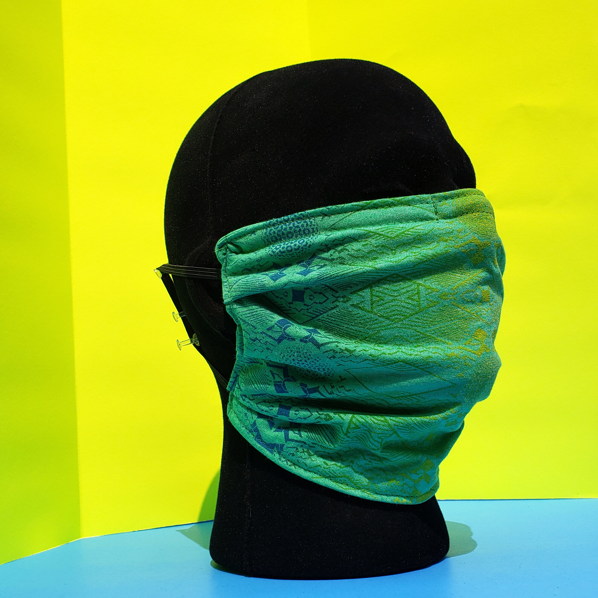 Perspective Mask - Green/Yellow/Blue
