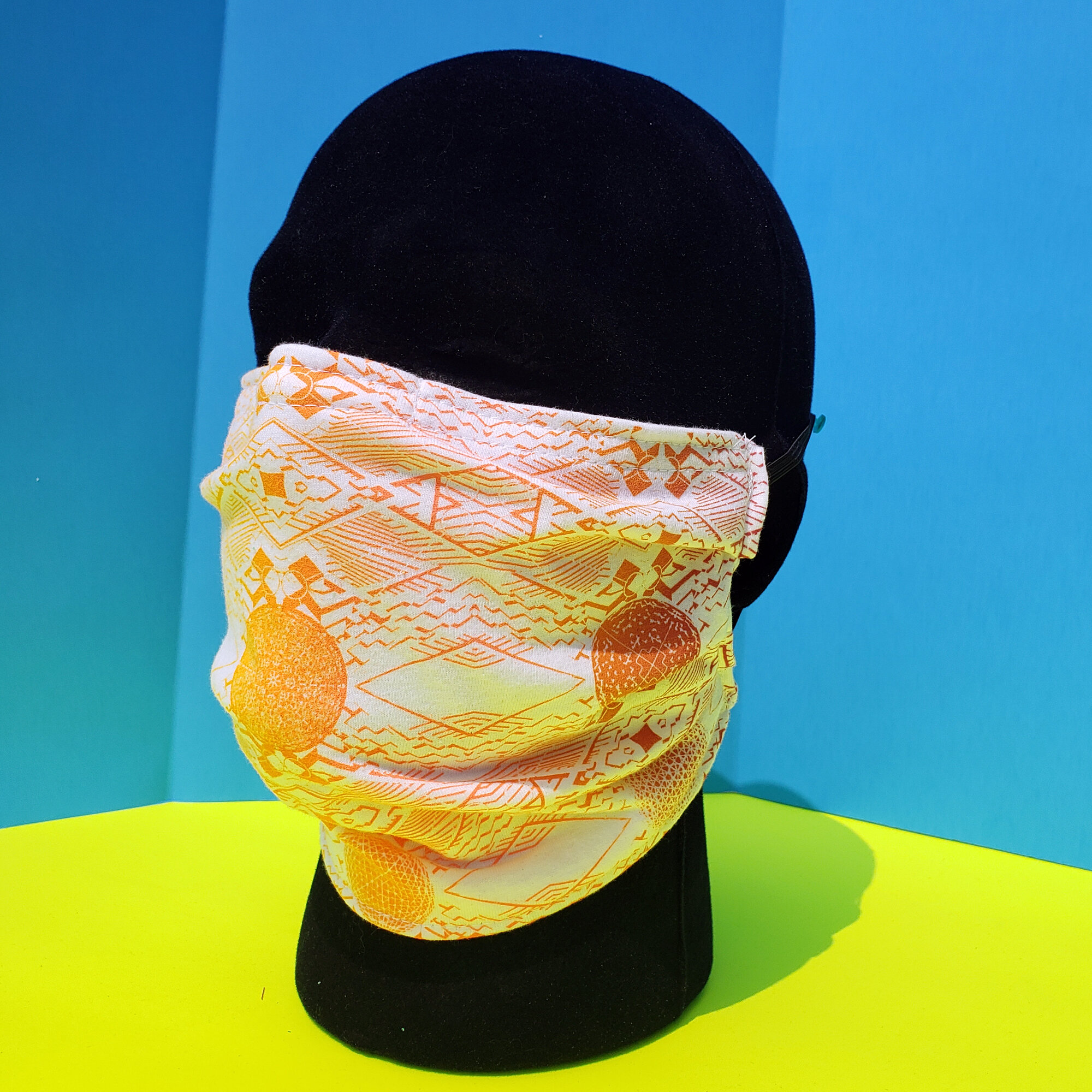 Perspective Mask - White/Orange/Red