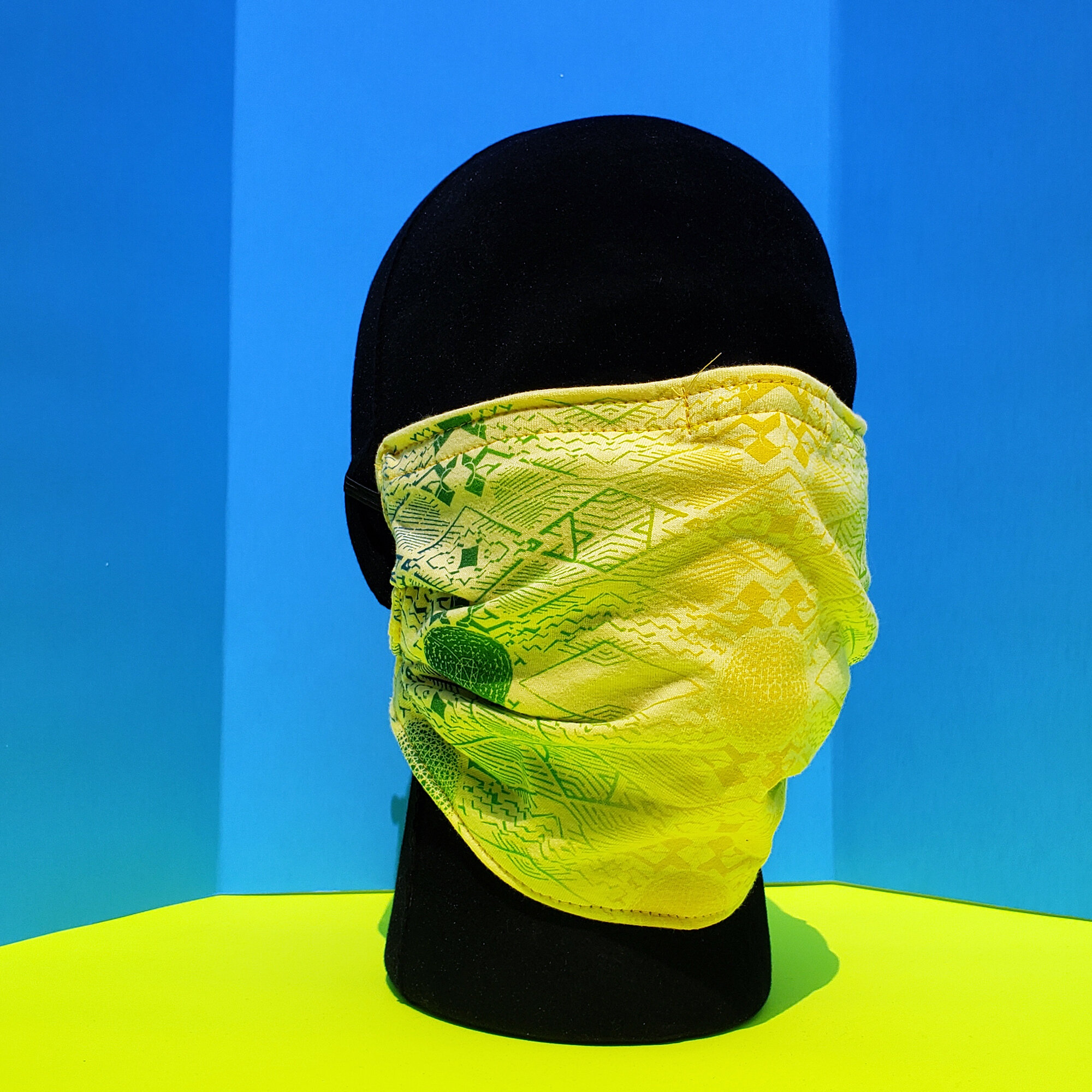 Perspective Mask - Yellow/Yellow/Blue