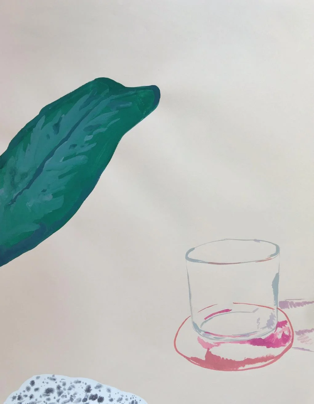 SOLD Triptych Gouache on paper 19 x 25" From the collection Impermanent + Terse for IDUN (2017).(https://shopidun.com/collections/art-and-objects/art)