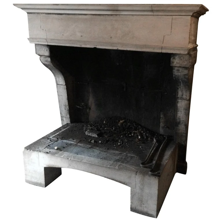 French antique fireplace Louis XIII Style 18th century France