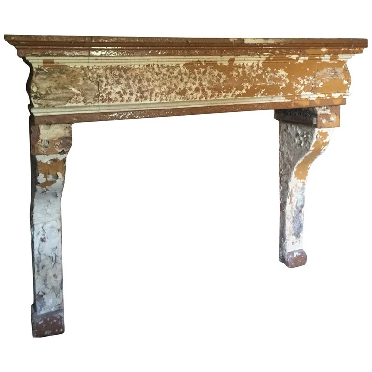 French antique fireplace Louis XIII Style 18th century France