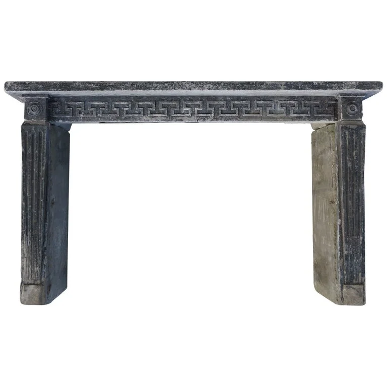 French antique limestone 19th century