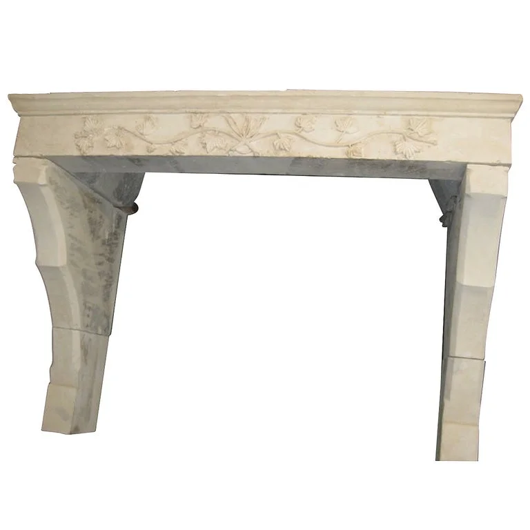 French antique fireplace Napa Style 19th century