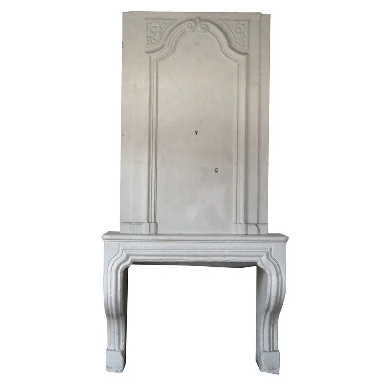 French antique fireplace Louis XIV Style 18th century France