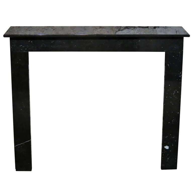 French antique marble fireplace